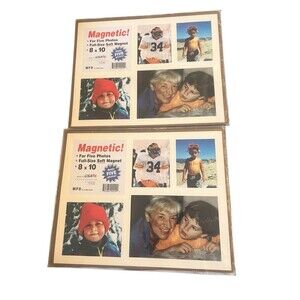 5 Photo 8”x10” Magnetic Photo Frame Lot Of (2) NEW